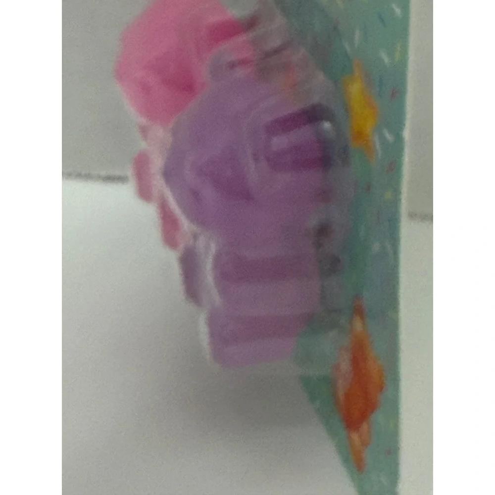 Gummy Bear Pencil Sharpener 2pc Set Pink Purple Translucent Desk Accessories